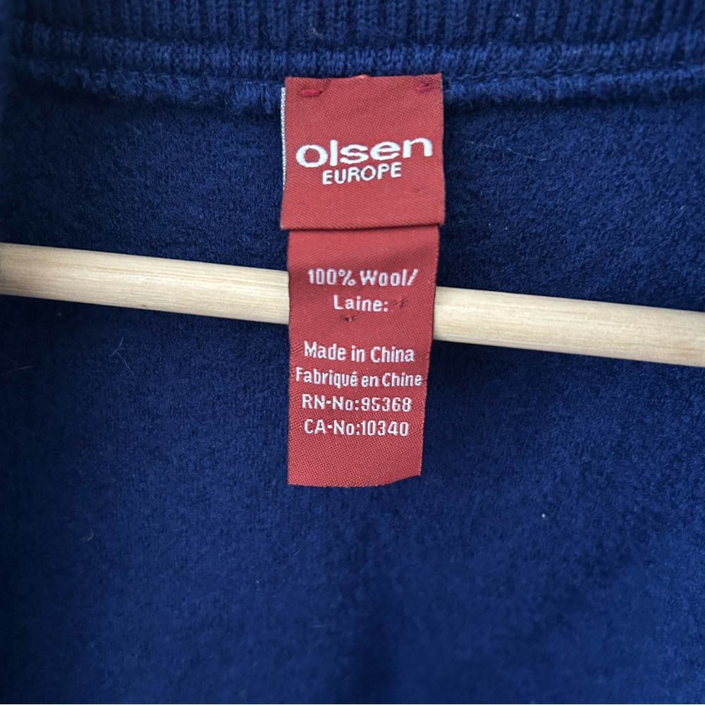 Women’s Olsen 100% lamp wool cardigan sweater - Picture 5 of 12